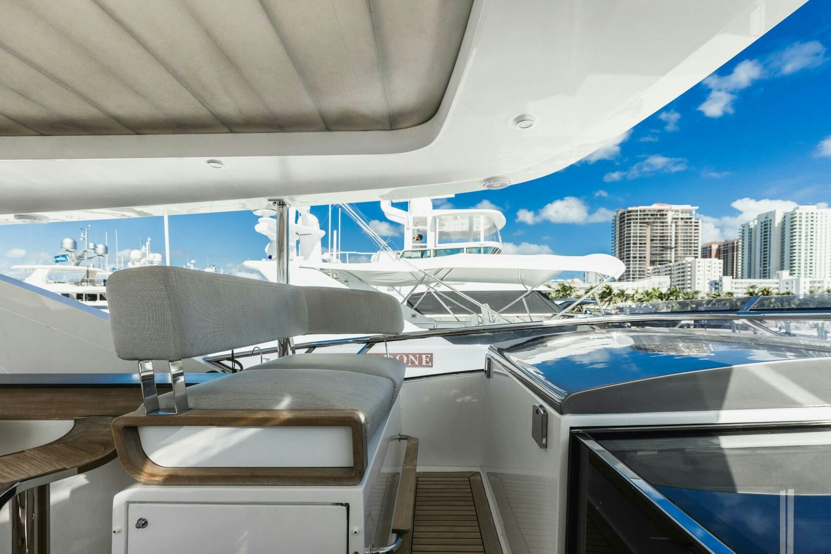 a boat on the water aboard MAJESTIC MOMENTS Yacht for Sale