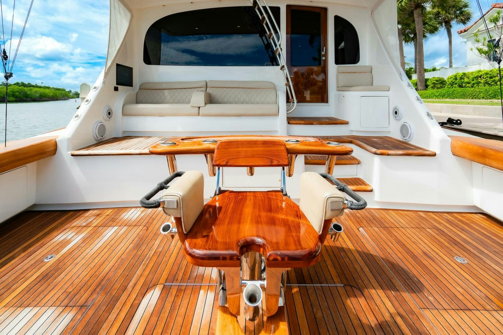 inside of a boat aboard FRIGATE Yacht for Sale