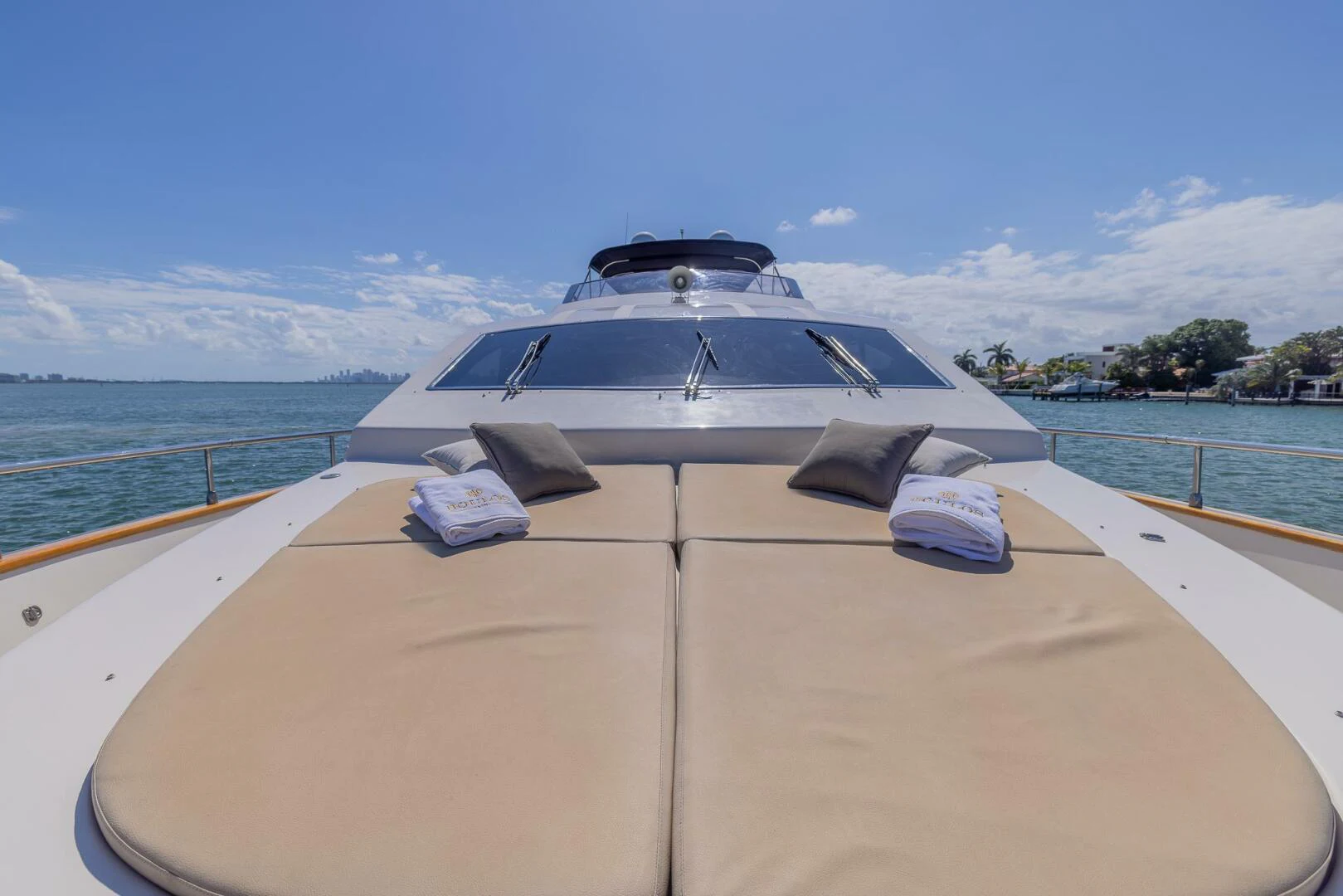 a boat on the water aboard BOULOS Yacht for Sale