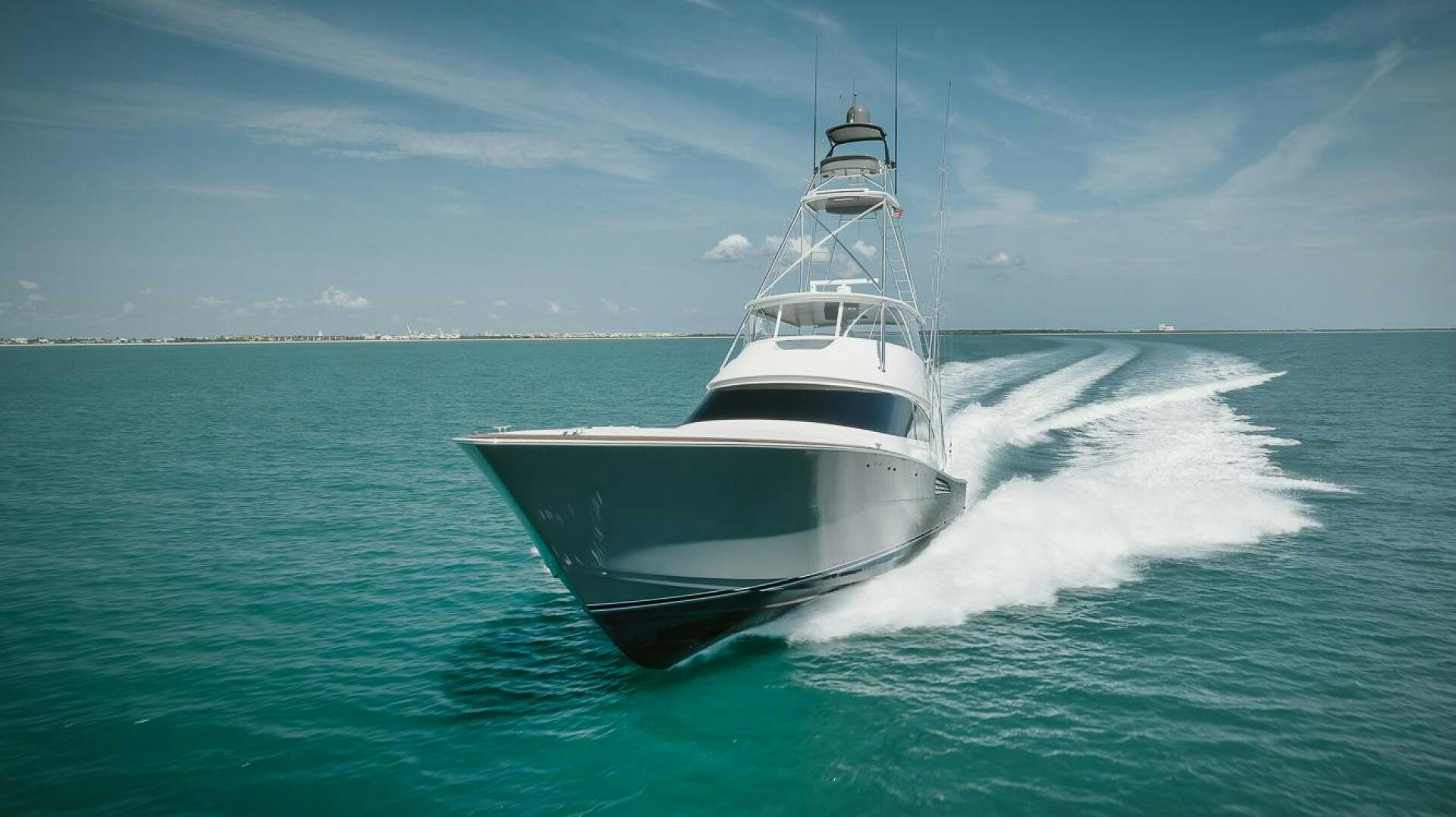 a boat on the water aboard WHIRLWIND Yacht for Sale