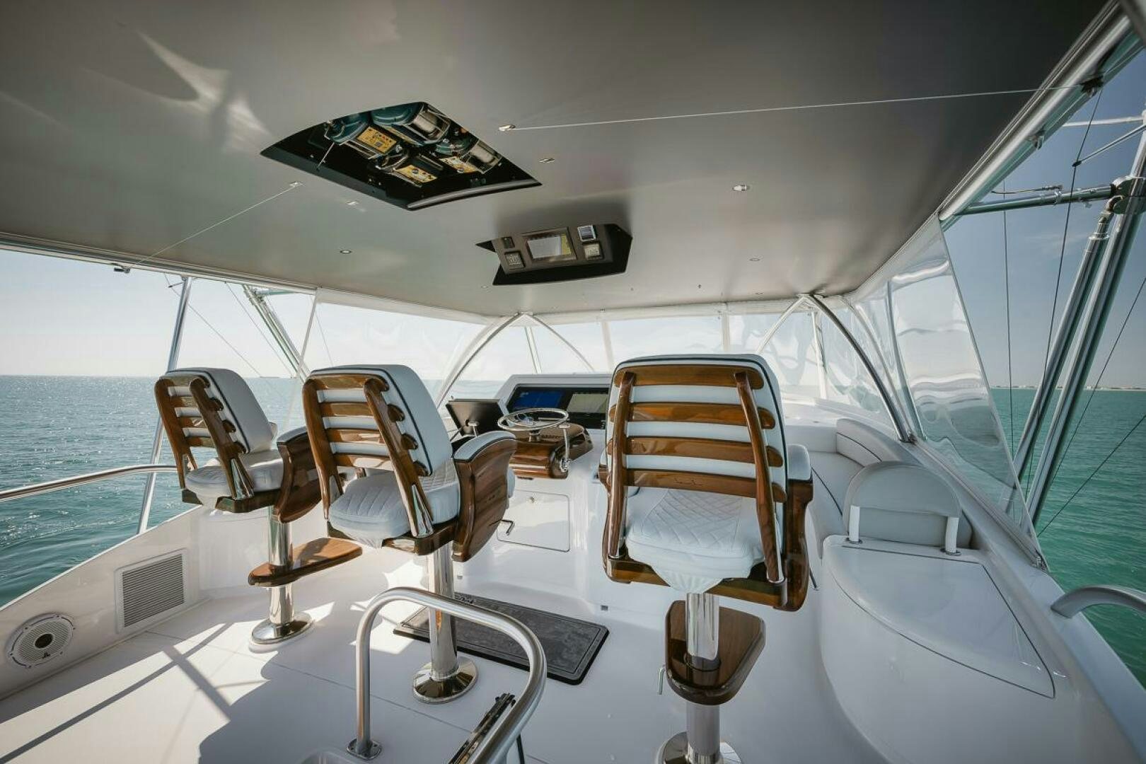 inside of a boat aboard WHIRLWIND Yacht for Sale