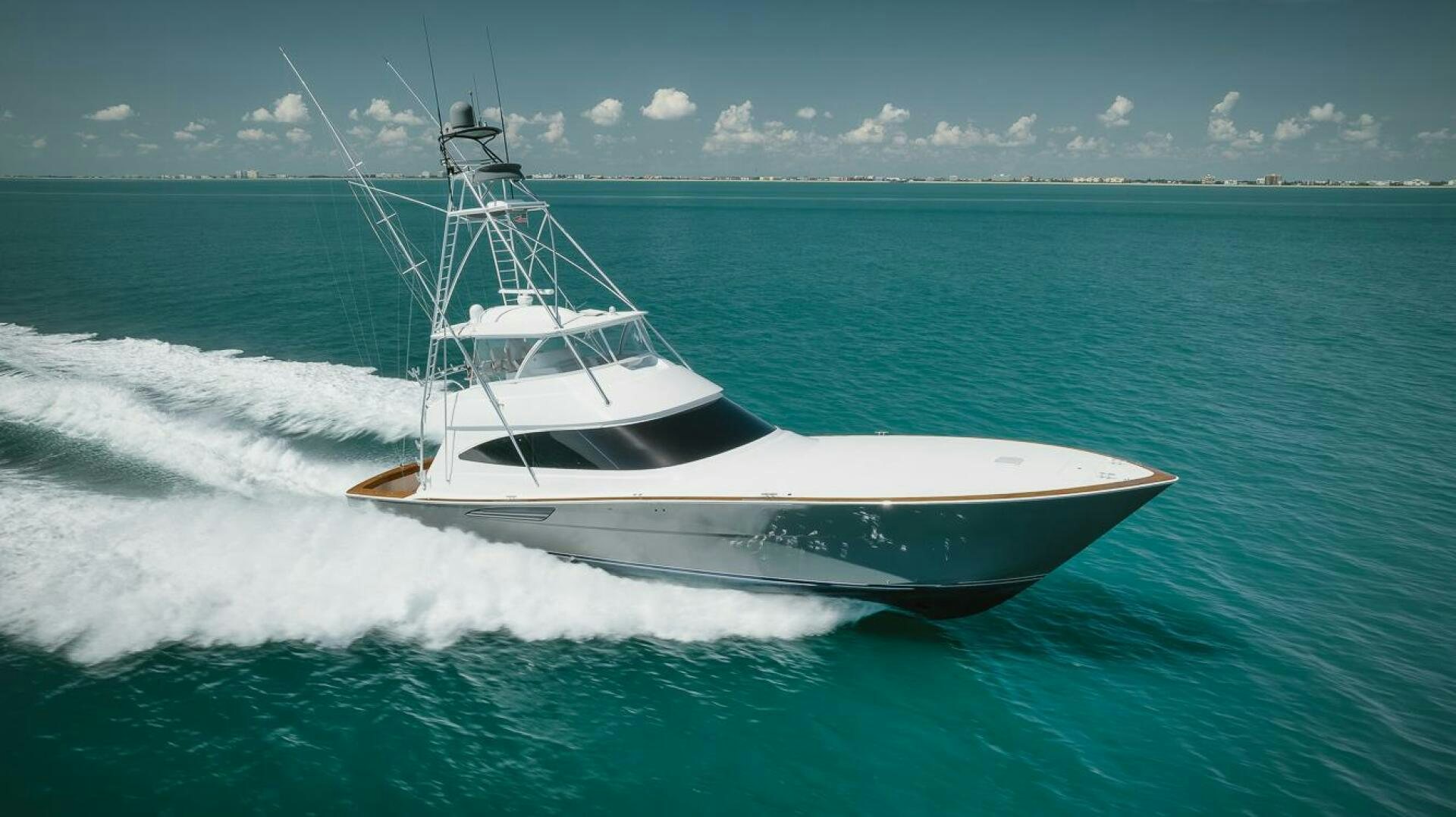 a boat on the water aboard WHIRLWIND Yacht for Sale