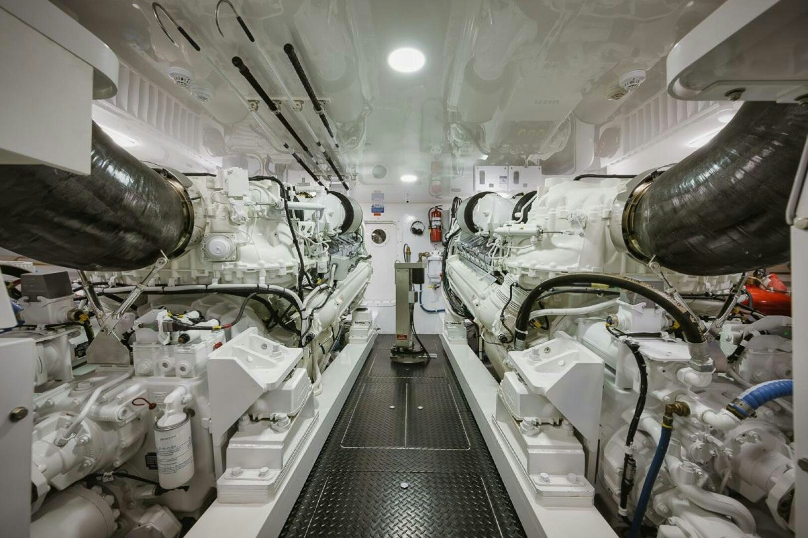 a room with machinery aboard WHIRLWIND Yacht for Sale