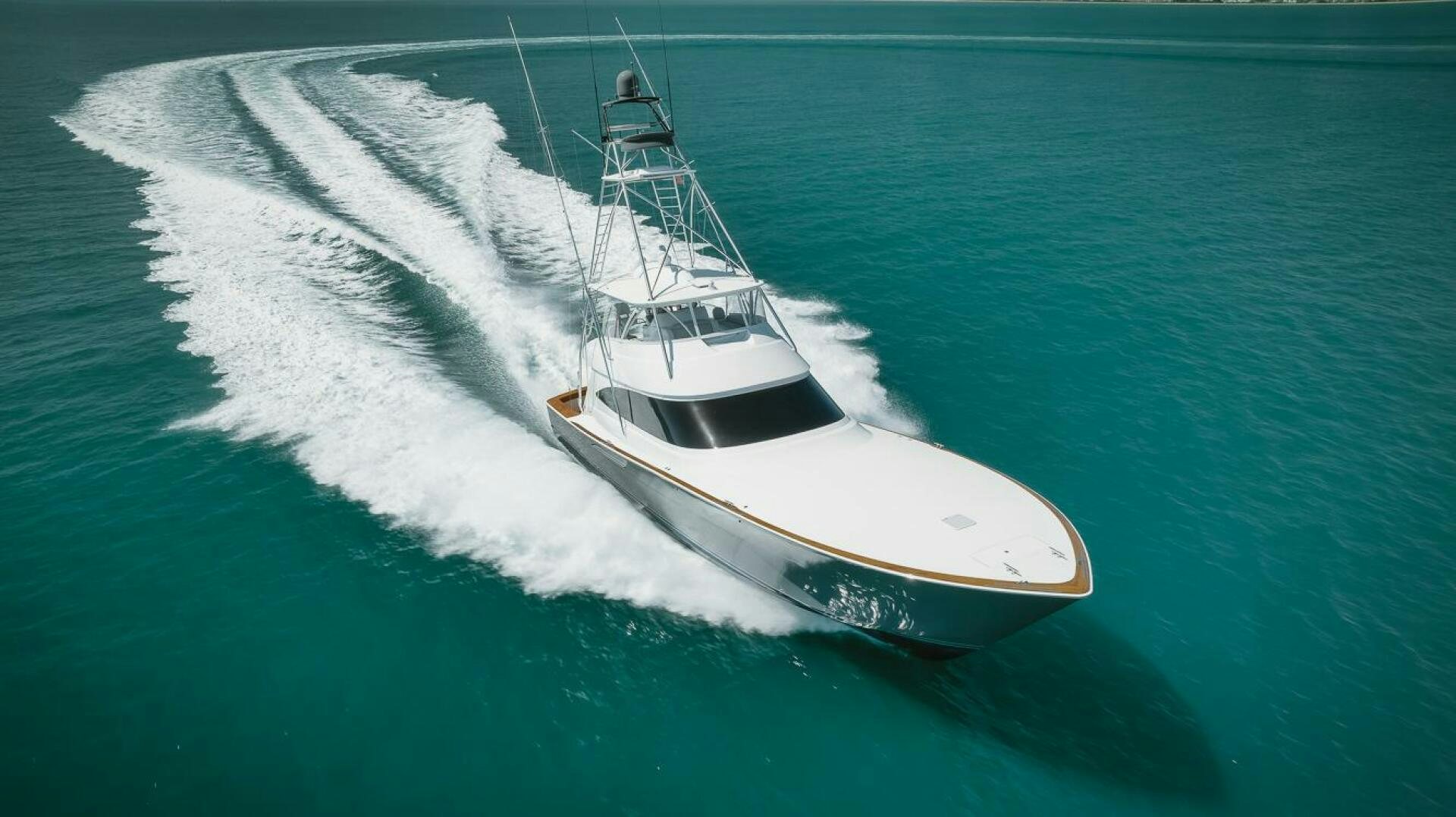 a boat sailing on the sea aboard WHIRLWIND Yacht for Sale