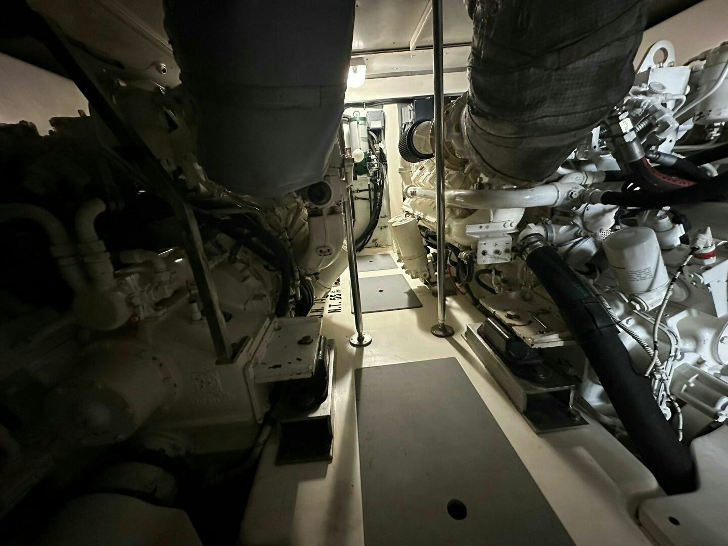 a close-up of a machine aboard SEVEN Yacht for Sale