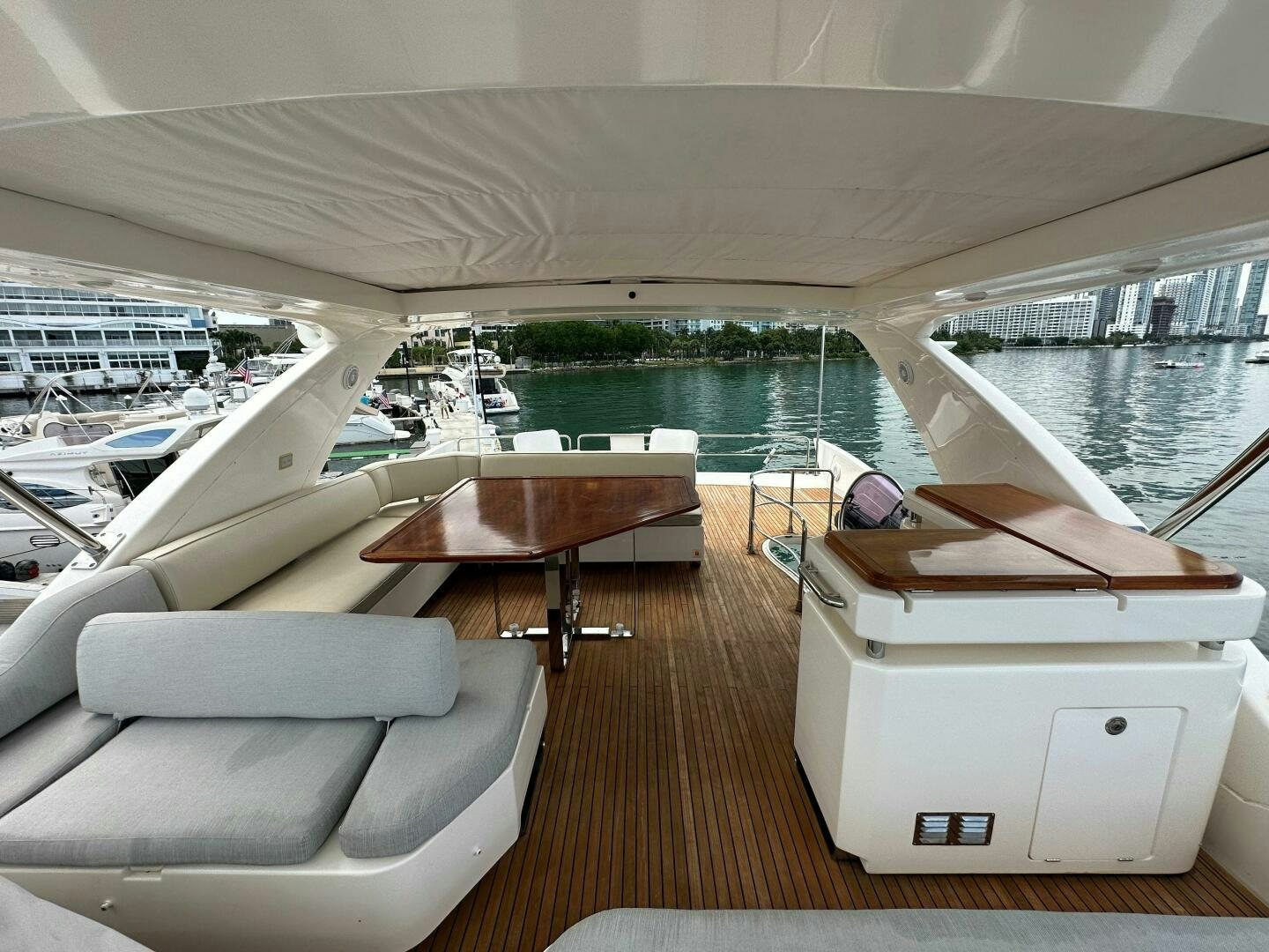 a boat on the water aboard SEVEN Yacht for Sale