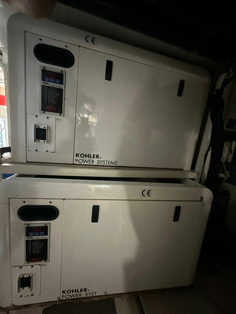 a white machine with buttons aboard SEVEN Yacht for Sale