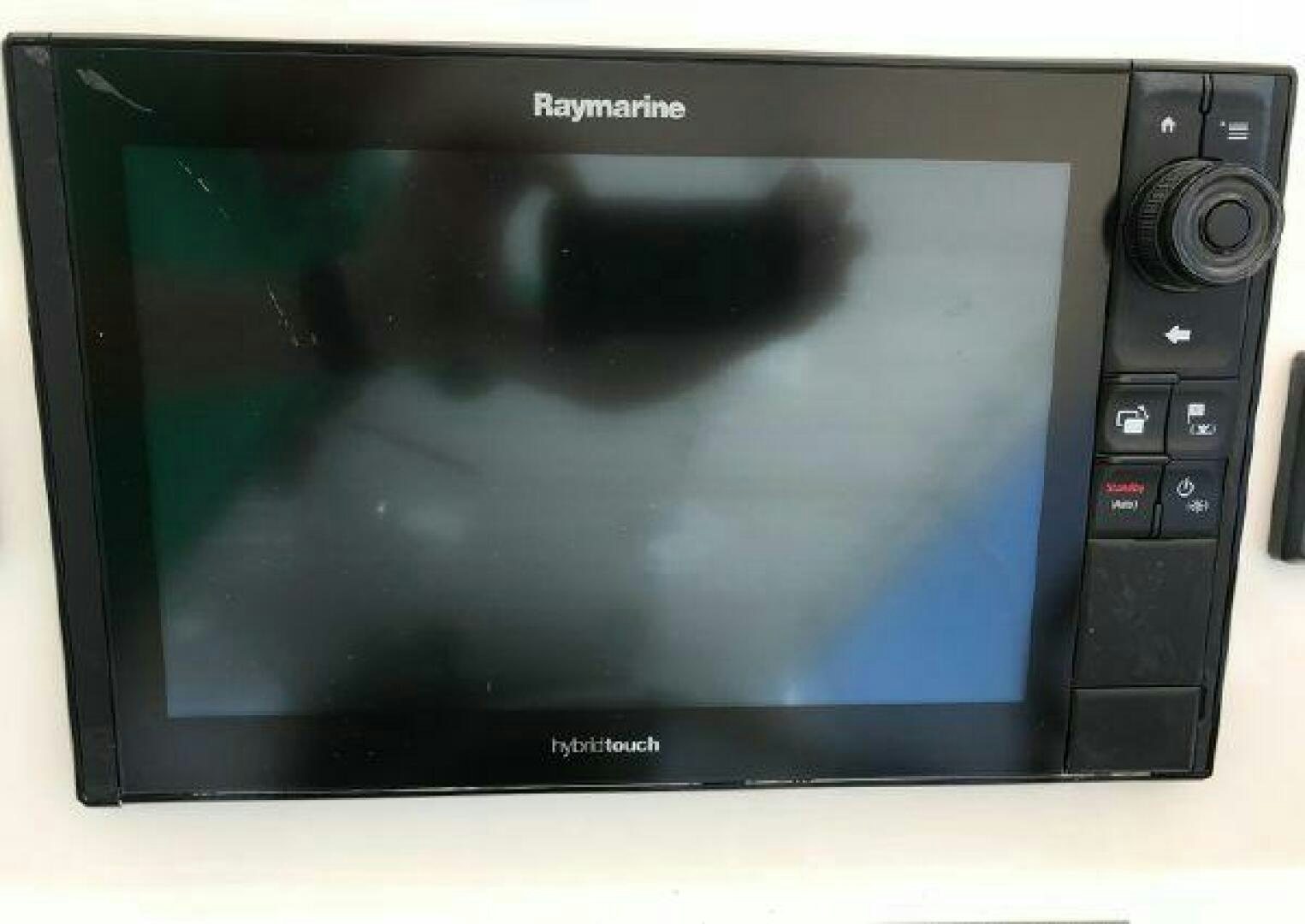 a black television screen aboard ST. SOMEWHERE Yacht for Sale