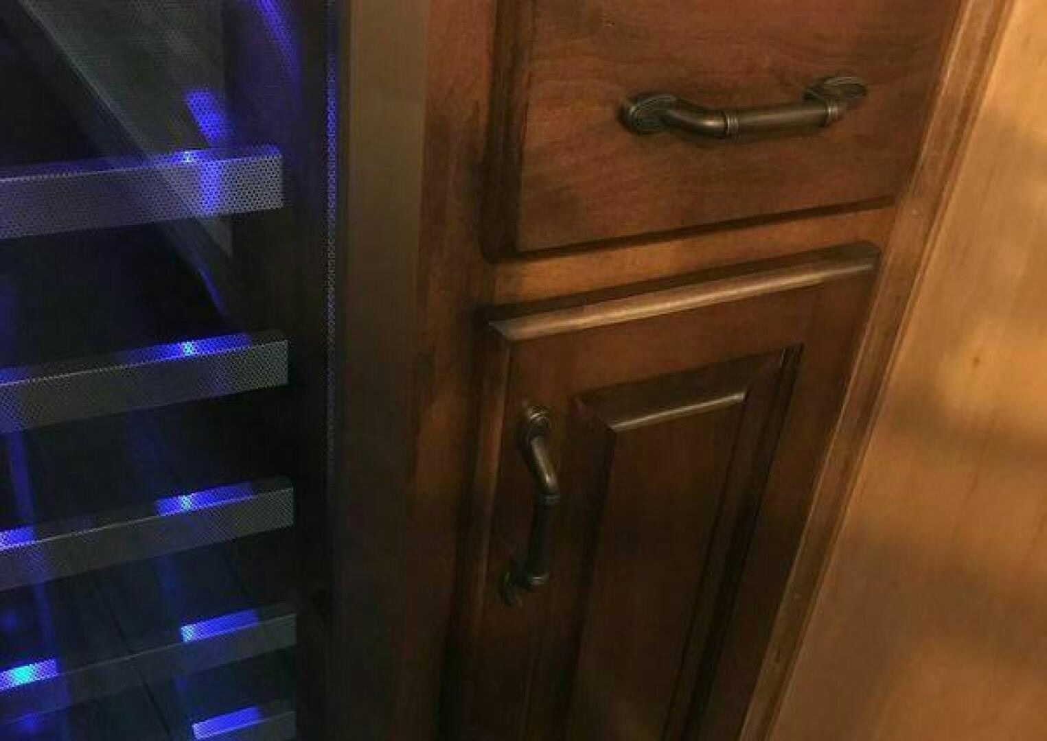 a door with a handle aboard ST. SOMEWHERE Yacht for Sale