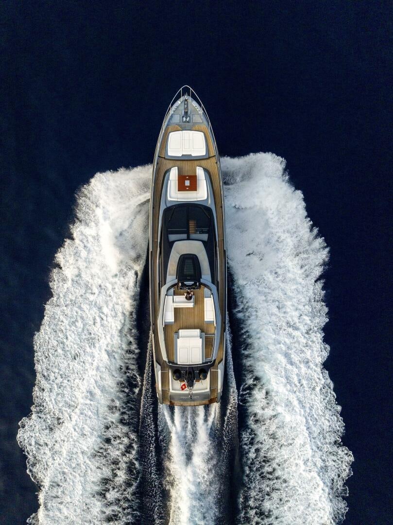 a rocket on a surface aboard GECUA Yacht for Sale