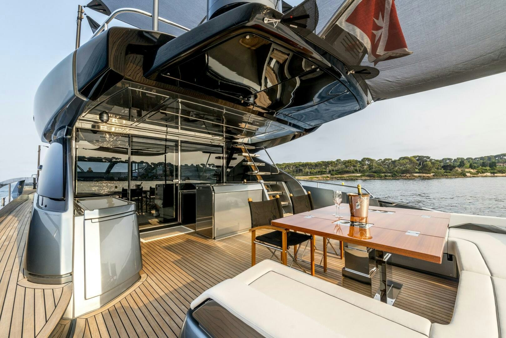a boat on a boat aboard GECUA Yacht for Sale