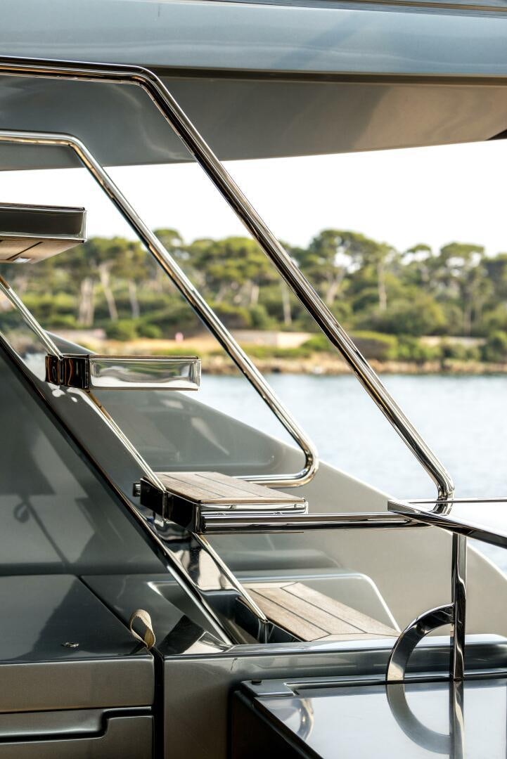 the inside of a car aboard GECUA Yacht for Sale