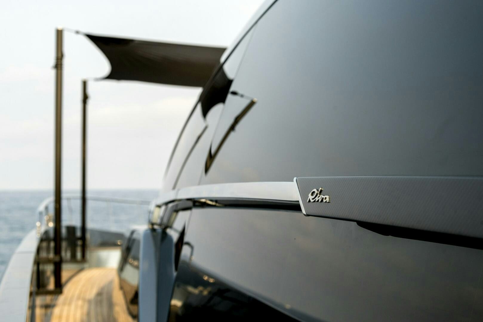 the front of a boat aboard GECUA Yacht for Sale