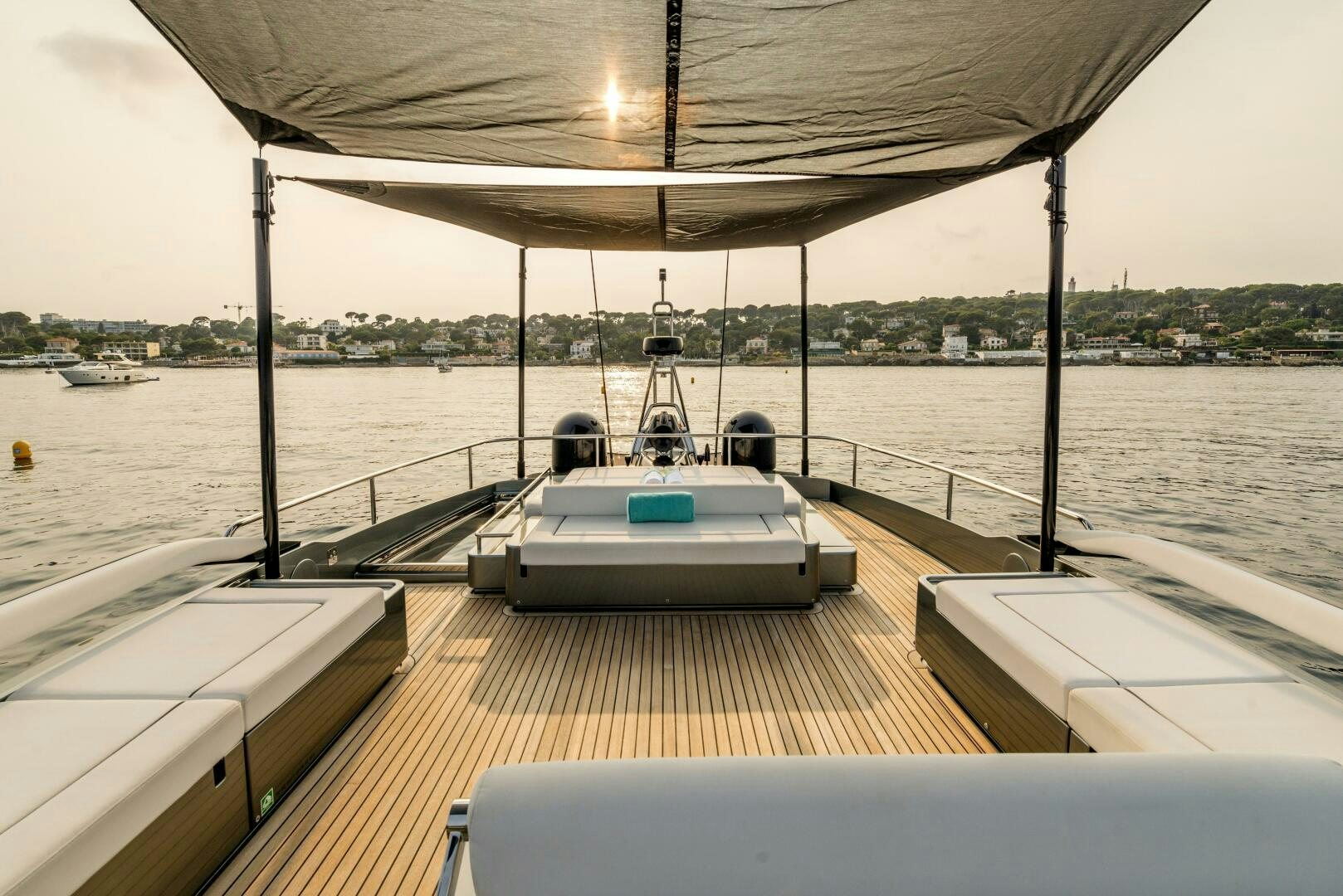 a boat on a body of water aboard GECUA Yacht for Sale