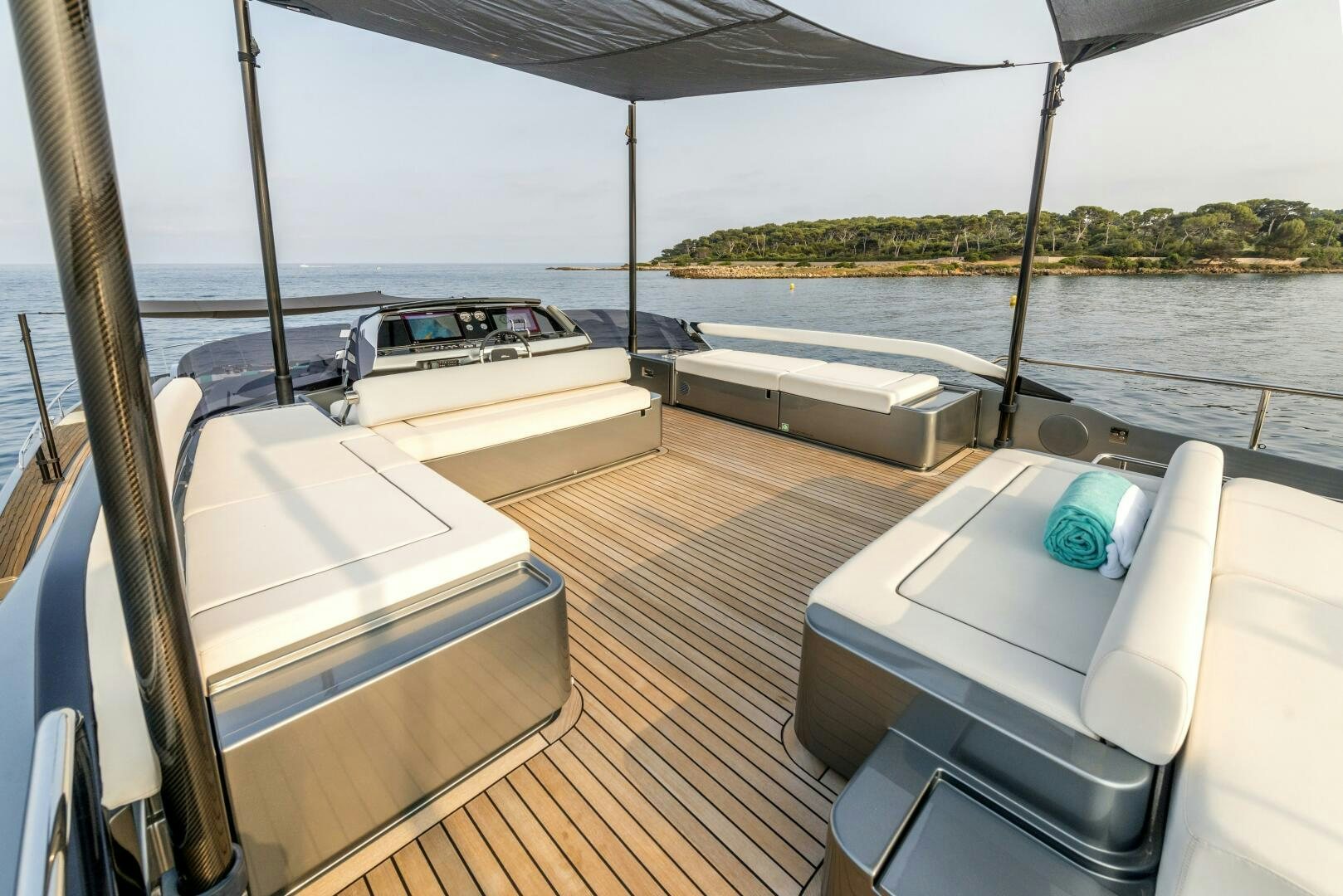 a boat on a body of water aboard GECUA Yacht for Sale