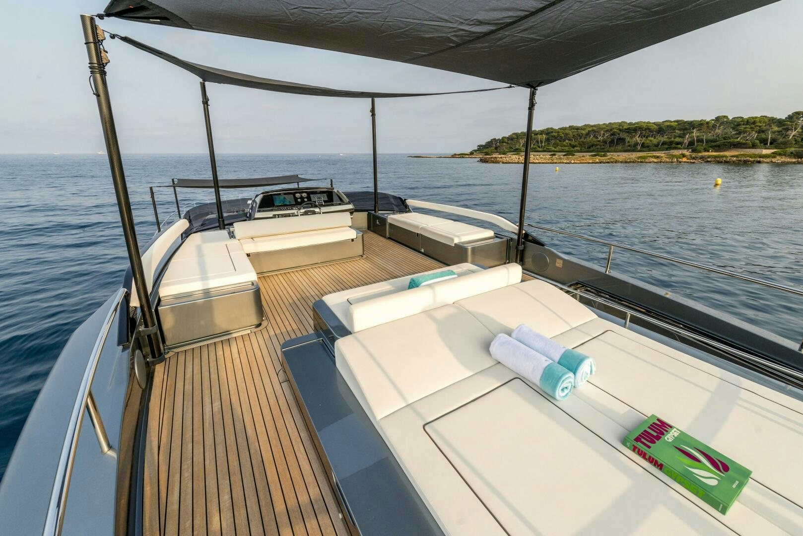 a boat on the water aboard GECUA Yacht for Sale