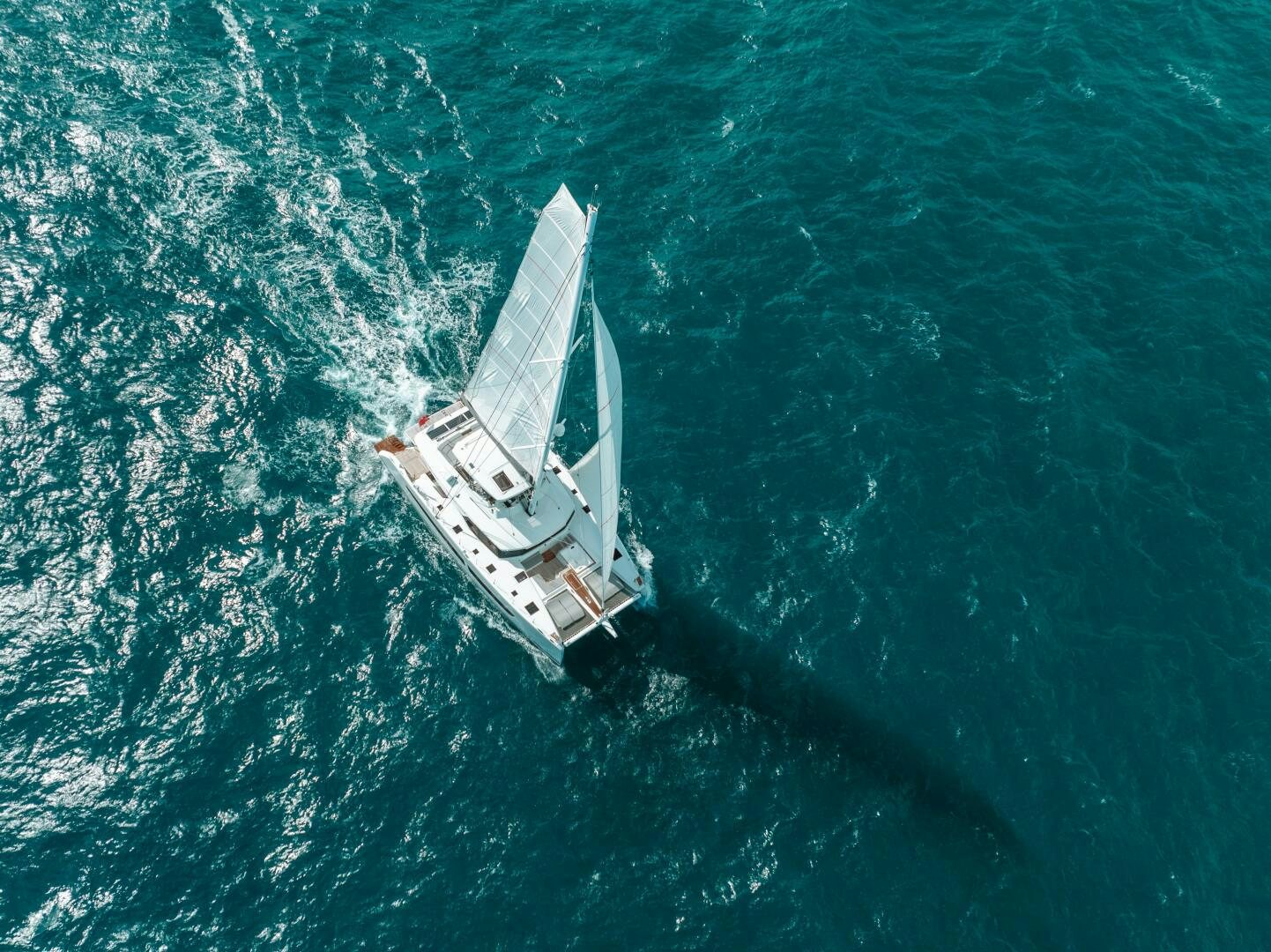 a boat in the water aboard OCEANUS Yacht for Sale