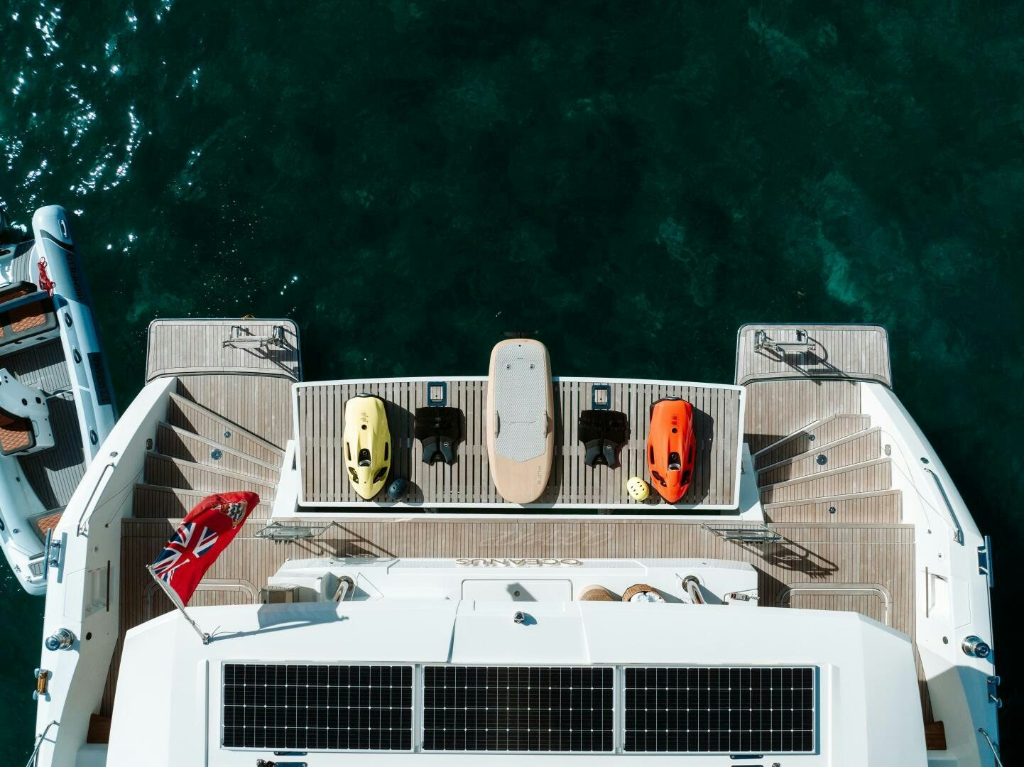 diagram aboard OCEANUS Yacht for Sale
