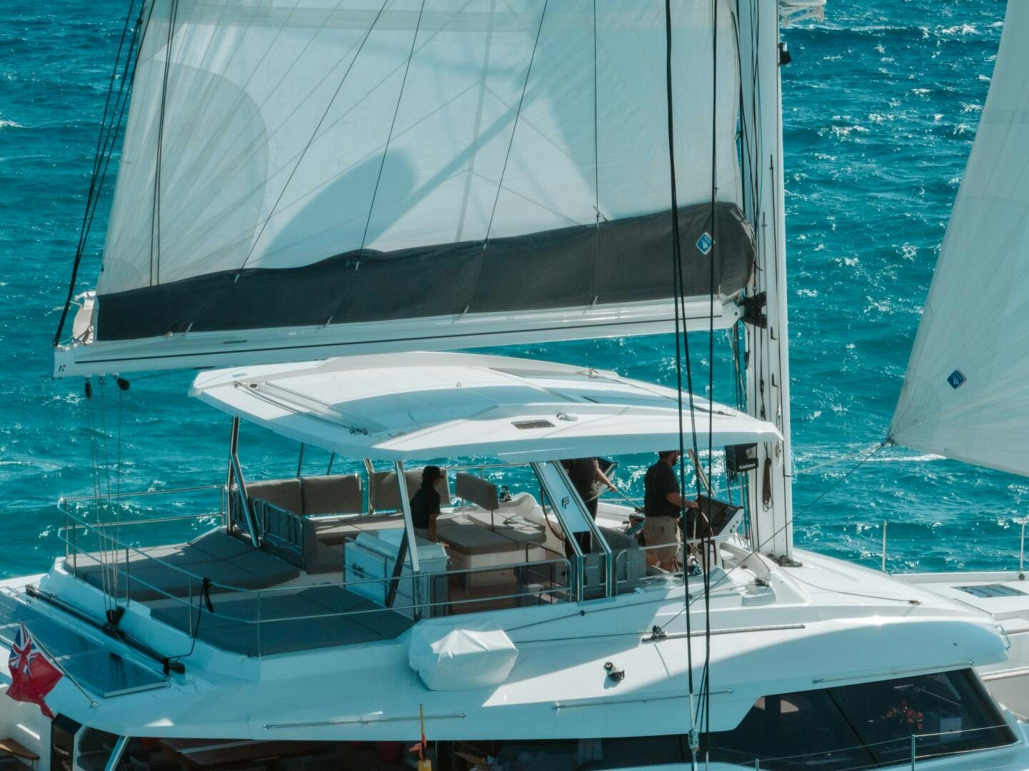 a boat with people on it aboard OCEANUS Yacht for Sale