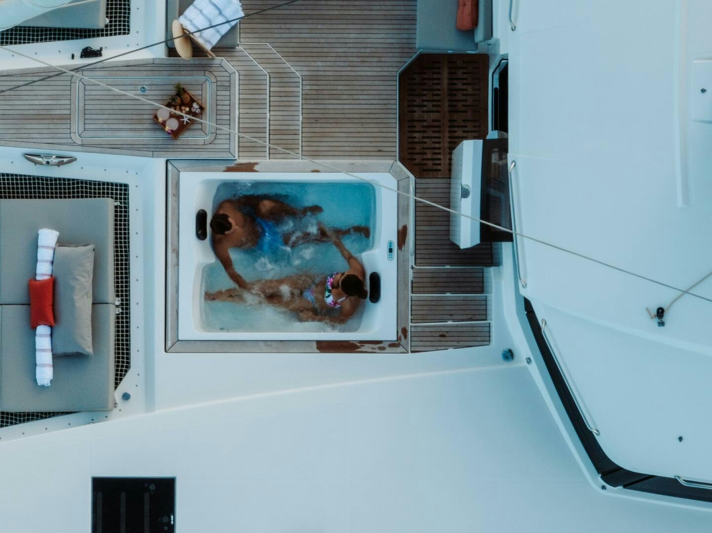 a fish in a tank aboard OCEANUS Yacht for Sale