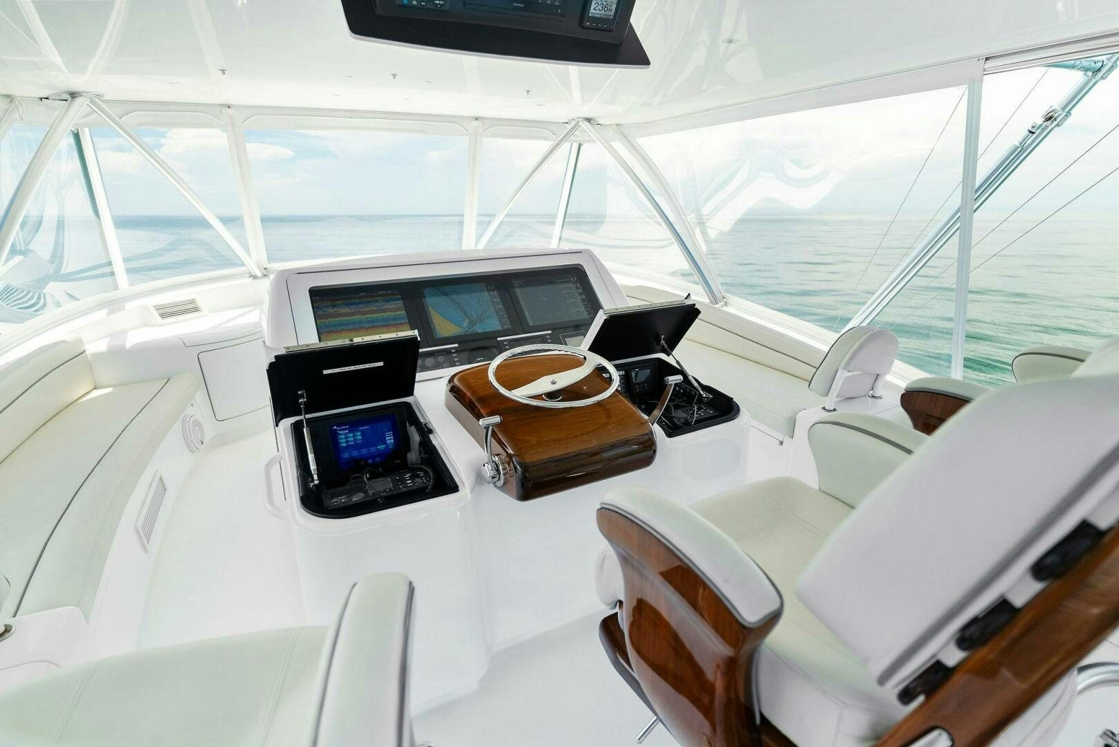 inside of a boat aboard SEA HAWK Yacht for Sale