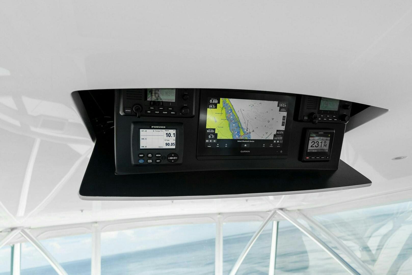 a black rectangular object with a screen aboard SEA HAWK Yacht for Sale
