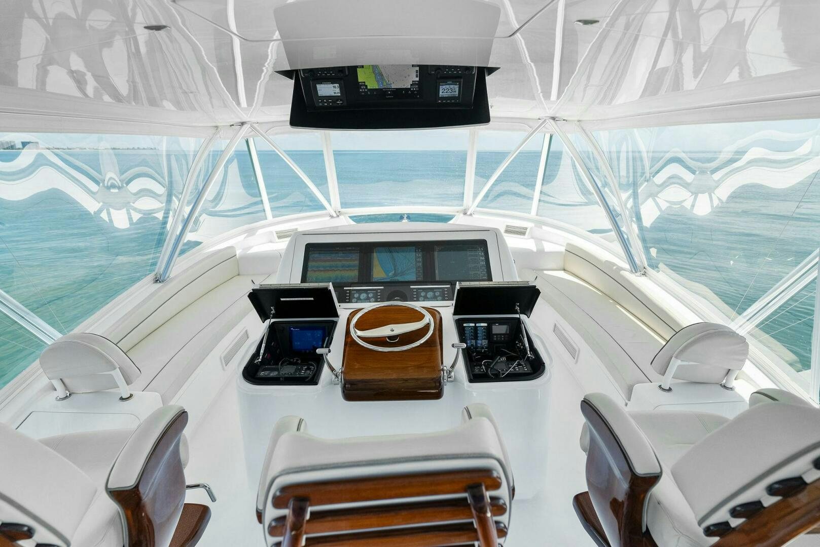 inside of a yacht aboard SEA HAWK Yacht for Sale
