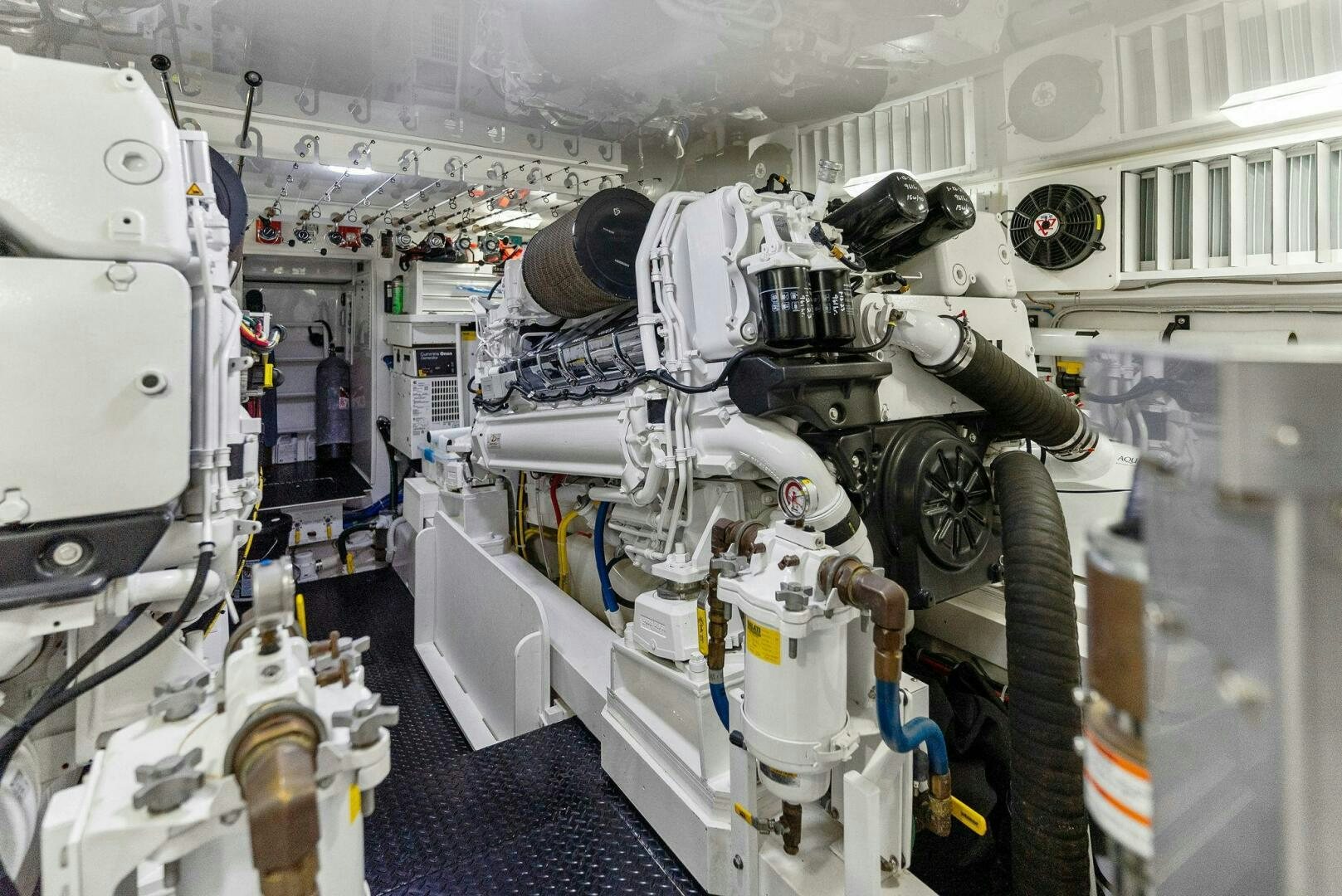 a space shuttle in a room aboard SEA HAWK Yacht for Sale