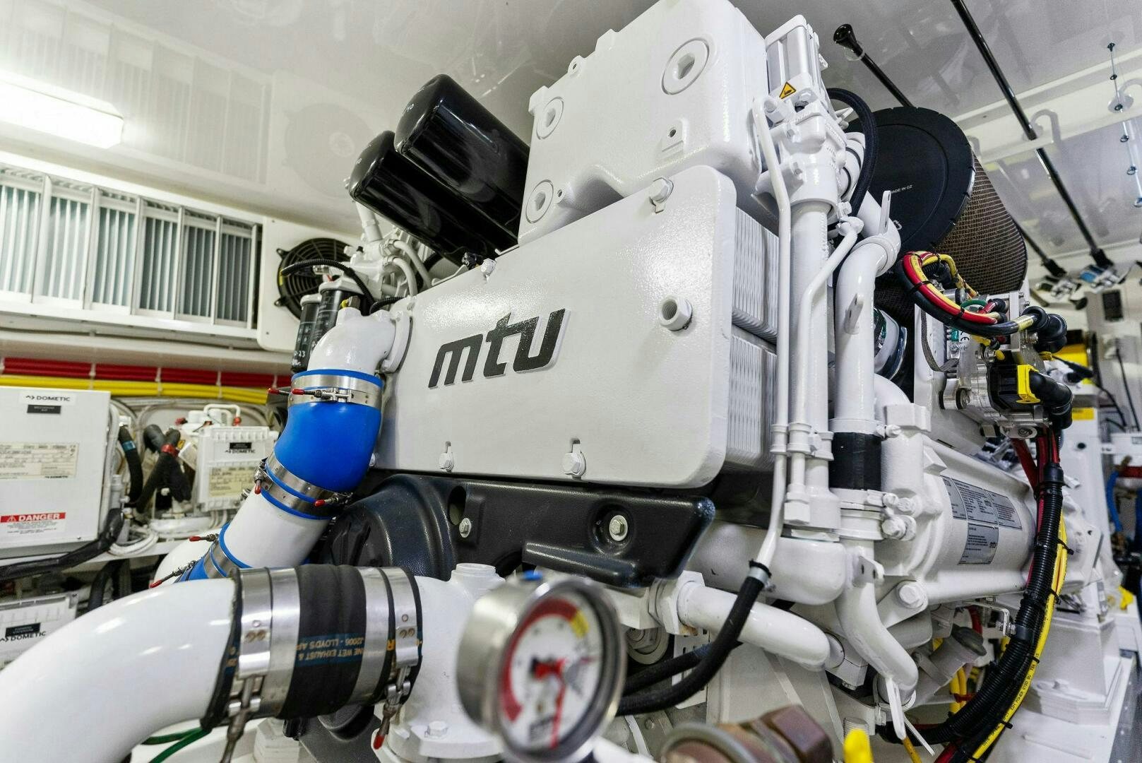 a machine with wires aboard SEA HAWK Yacht for Sale