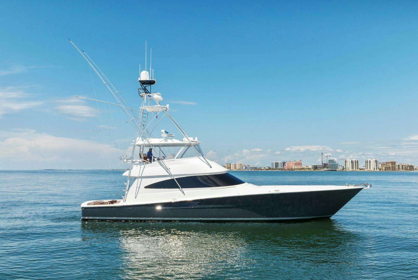 a boat on the water aboard SEA HAWK Yacht for Sale