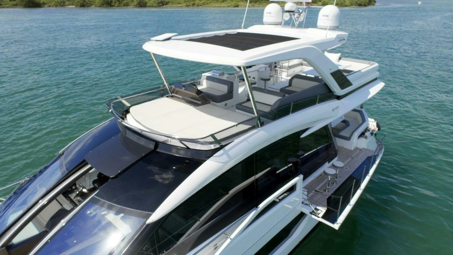 a boat on the water aboard OUR NEXT CHAPTER Yacht for Sale
