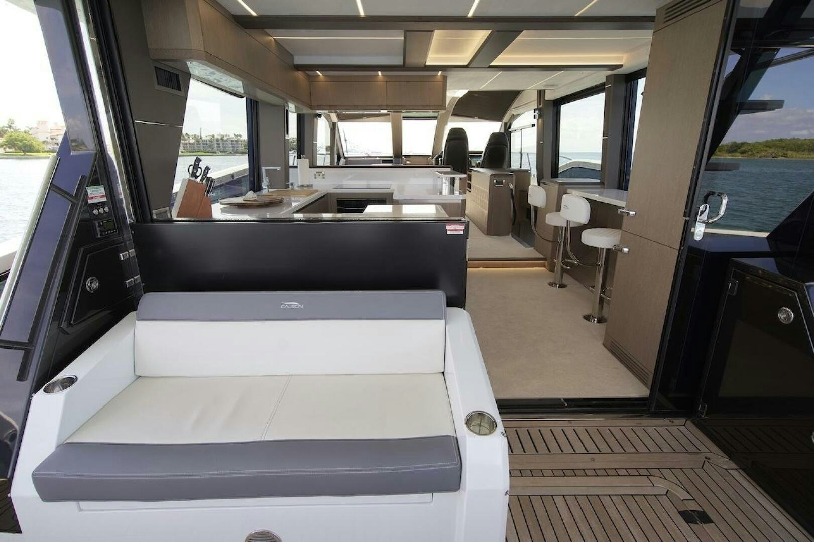 inside of a vehicle aboard OUR NEXT CHAPTER Yacht for Sale
