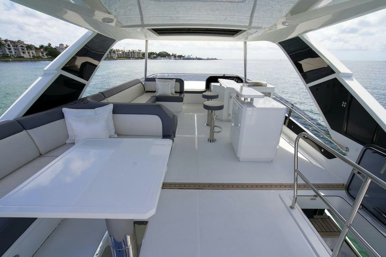 a boat on the water aboard OUR NEXT CHAPTER Yacht for Sale