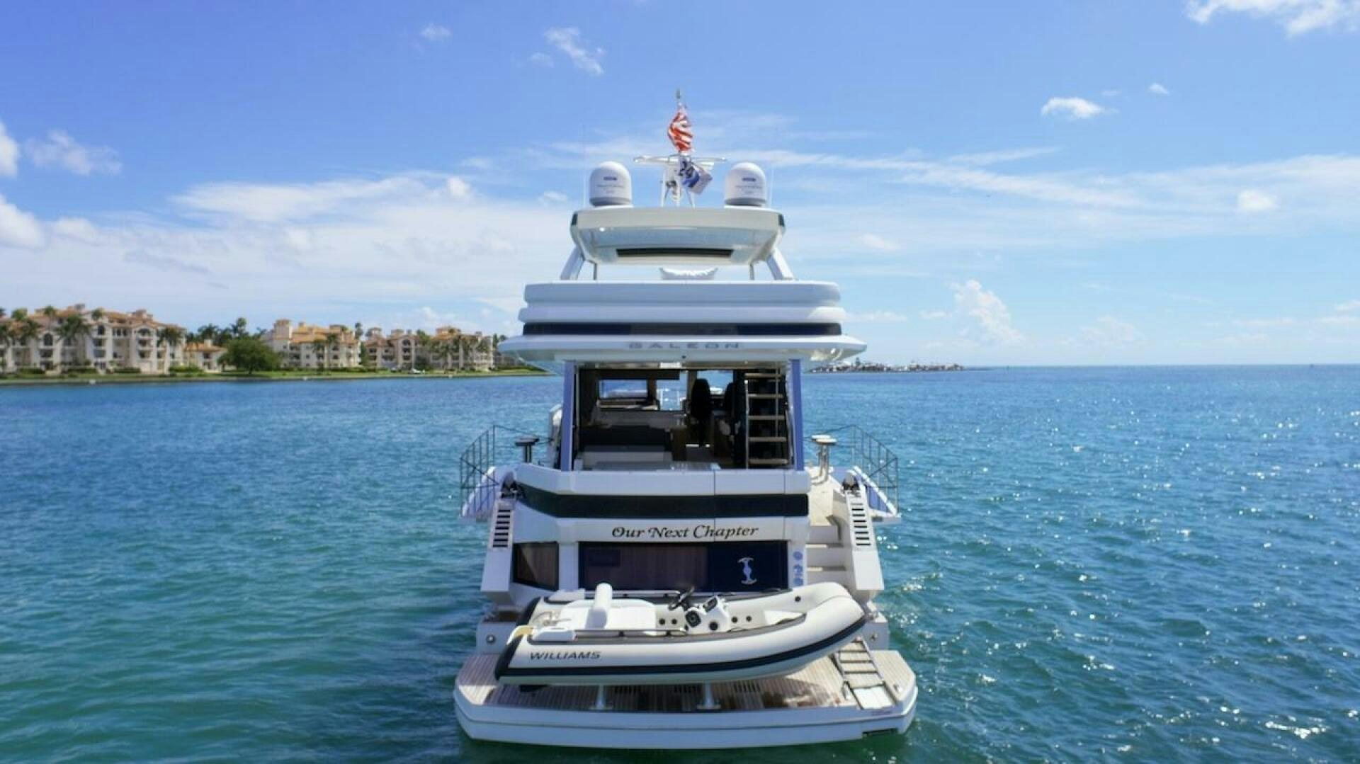 a boat on the water aboard OUR NEXT CHAPTER Yacht for Sale