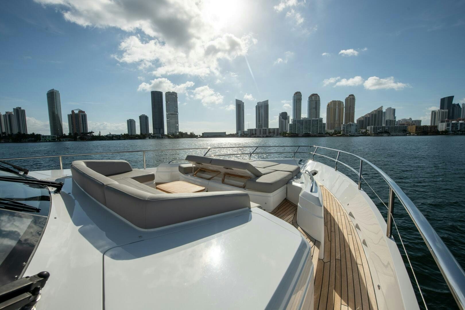 a boat on a body of water aboard OUR ALEPH Yacht for Sale