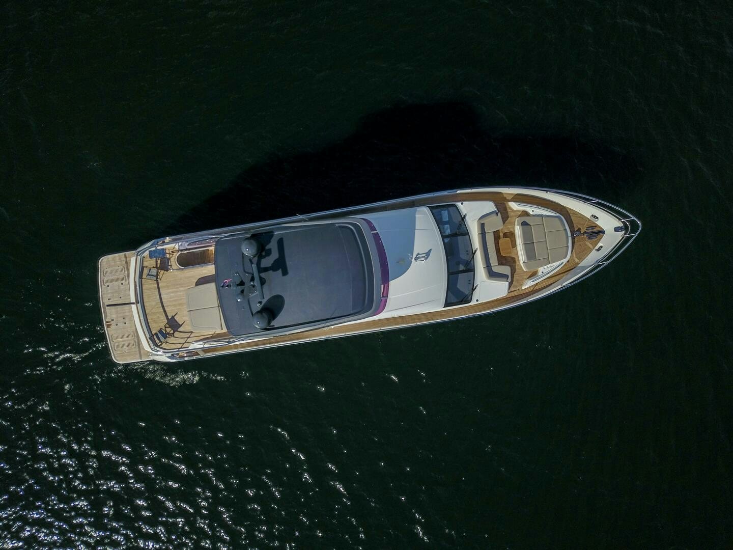 a satellite in space aboard OUR ALEPH Yacht for Sale