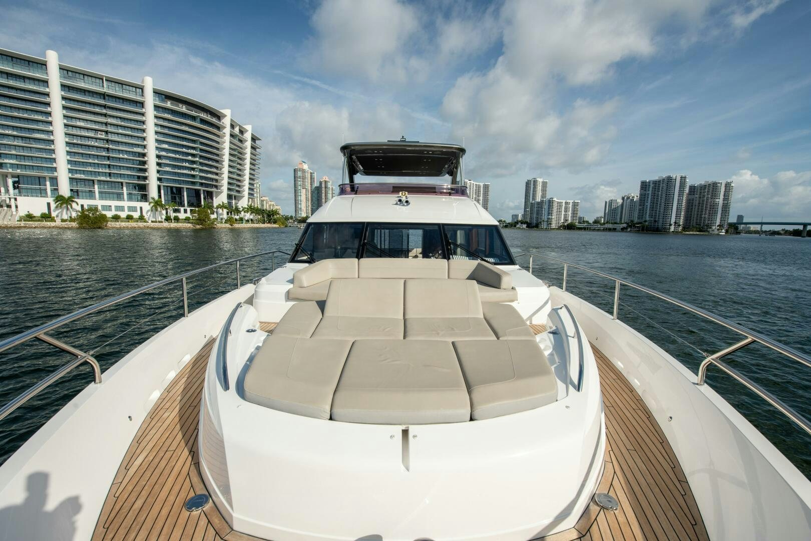 a boat on a body of water aboard OUR ALEPH Yacht for Sale