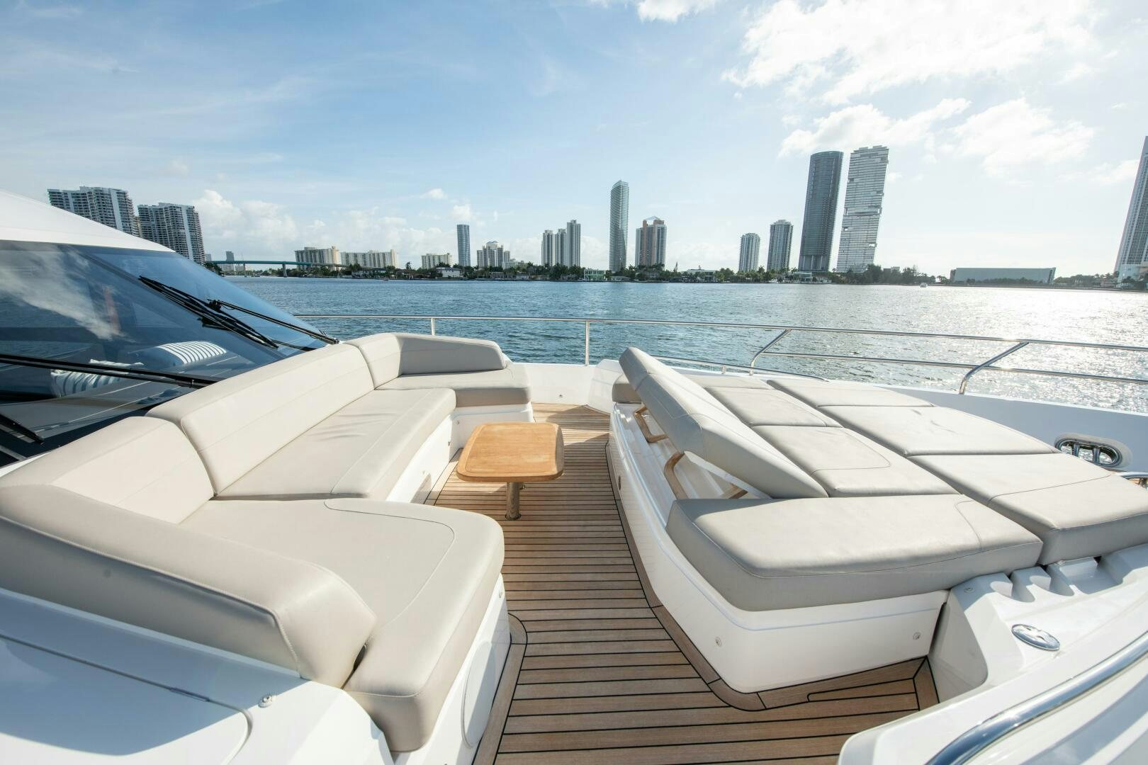 a boat on the water aboard OUR ALEPH Yacht for Sale