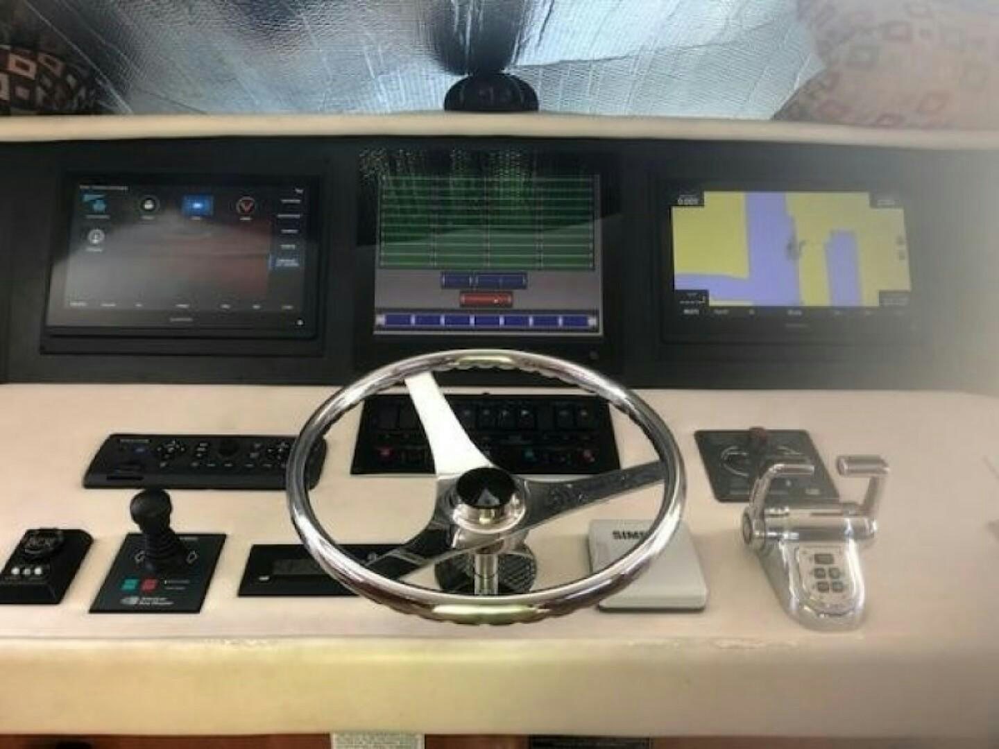 a fan on a table aboard LIVNWEL Yacht for Sale