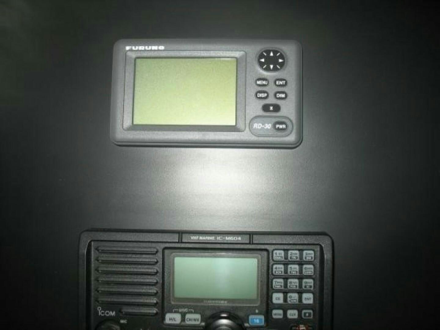 a small radio with a screen aboard LIVNWEL Yacht for Sale