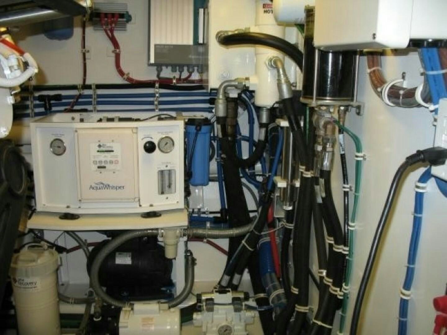 a machine with wires and cables aboard LIVNWEL Yacht for Sale