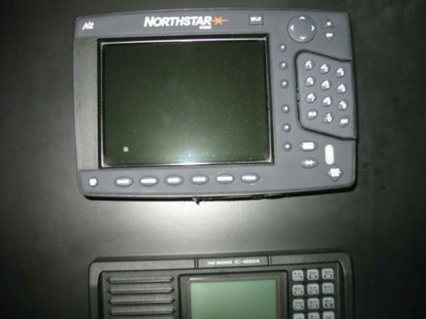 a black rectangular electronic device aboard LIVNWEL Yacht for Sale