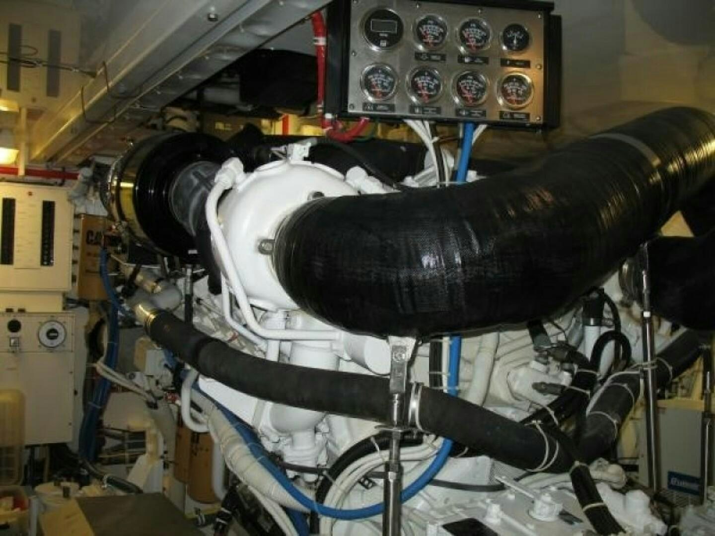 a machine with wires aboard LIVNWEL Yacht for Sale