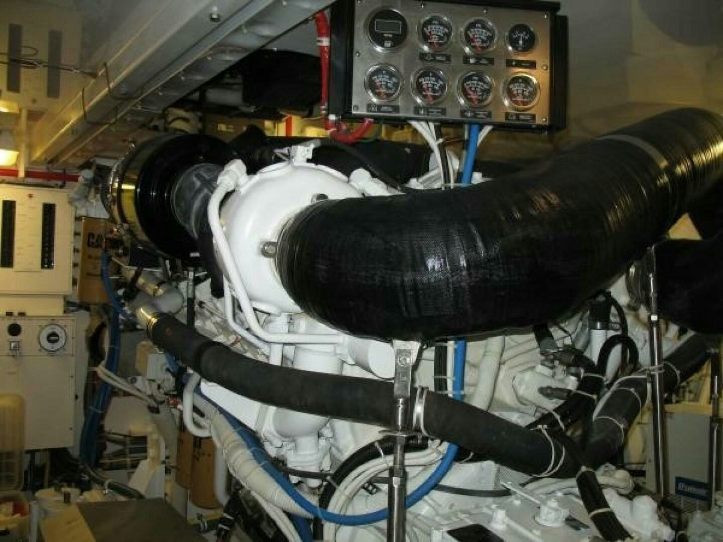 a machine with wires aboard LIVNWEL Yacht for Sale