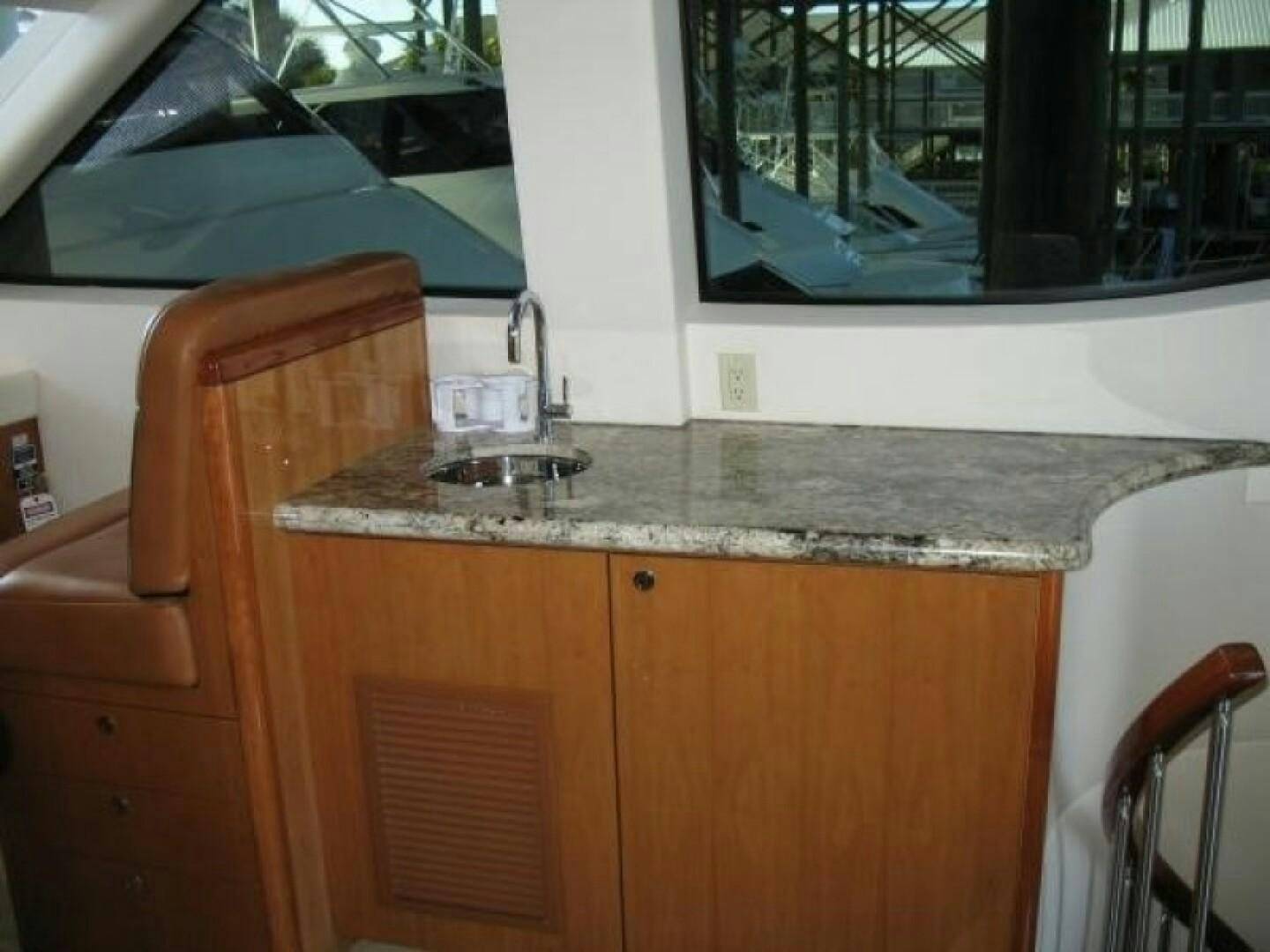 a sink in a kitchen aboard LIVNWEL Yacht for Sale