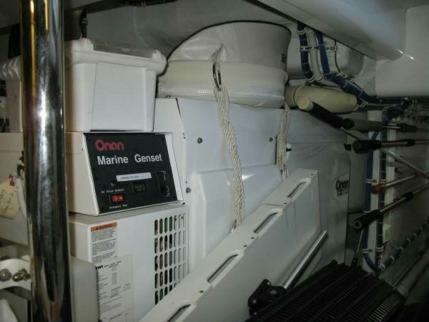 a machine with a large piece of equipment in it aboard LIVNWEL Yacht for Sale