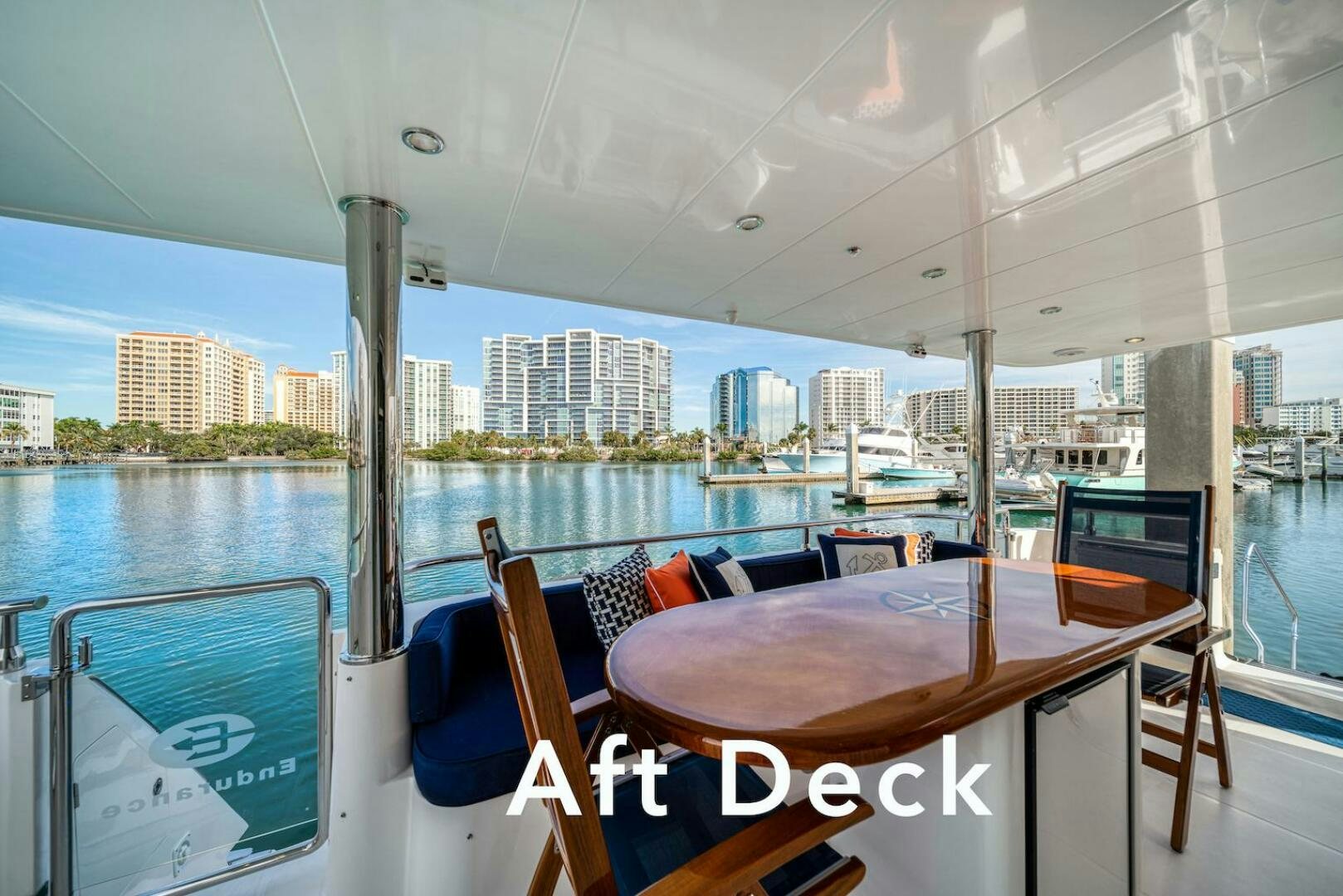 a boat on the water aboard ESCAPE Yacht for Sale