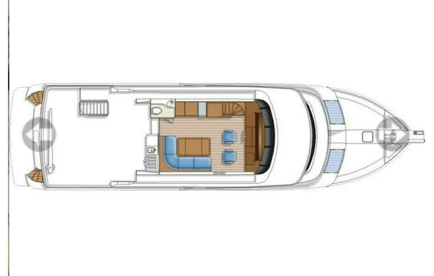 diagram aboard ESCAPE Yacht for Sale