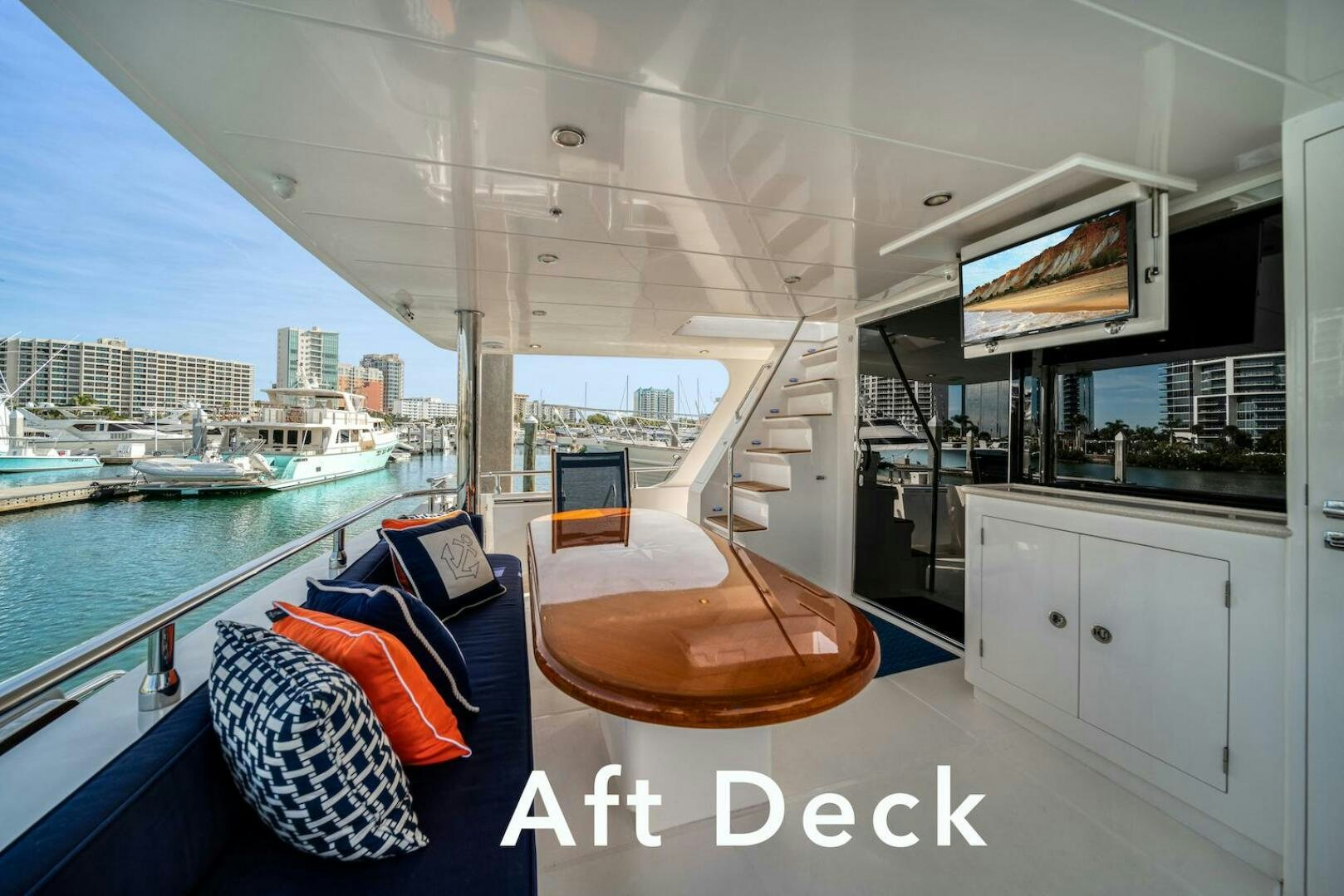 a boat on the water aboard ESCAPE Yacht for Sale