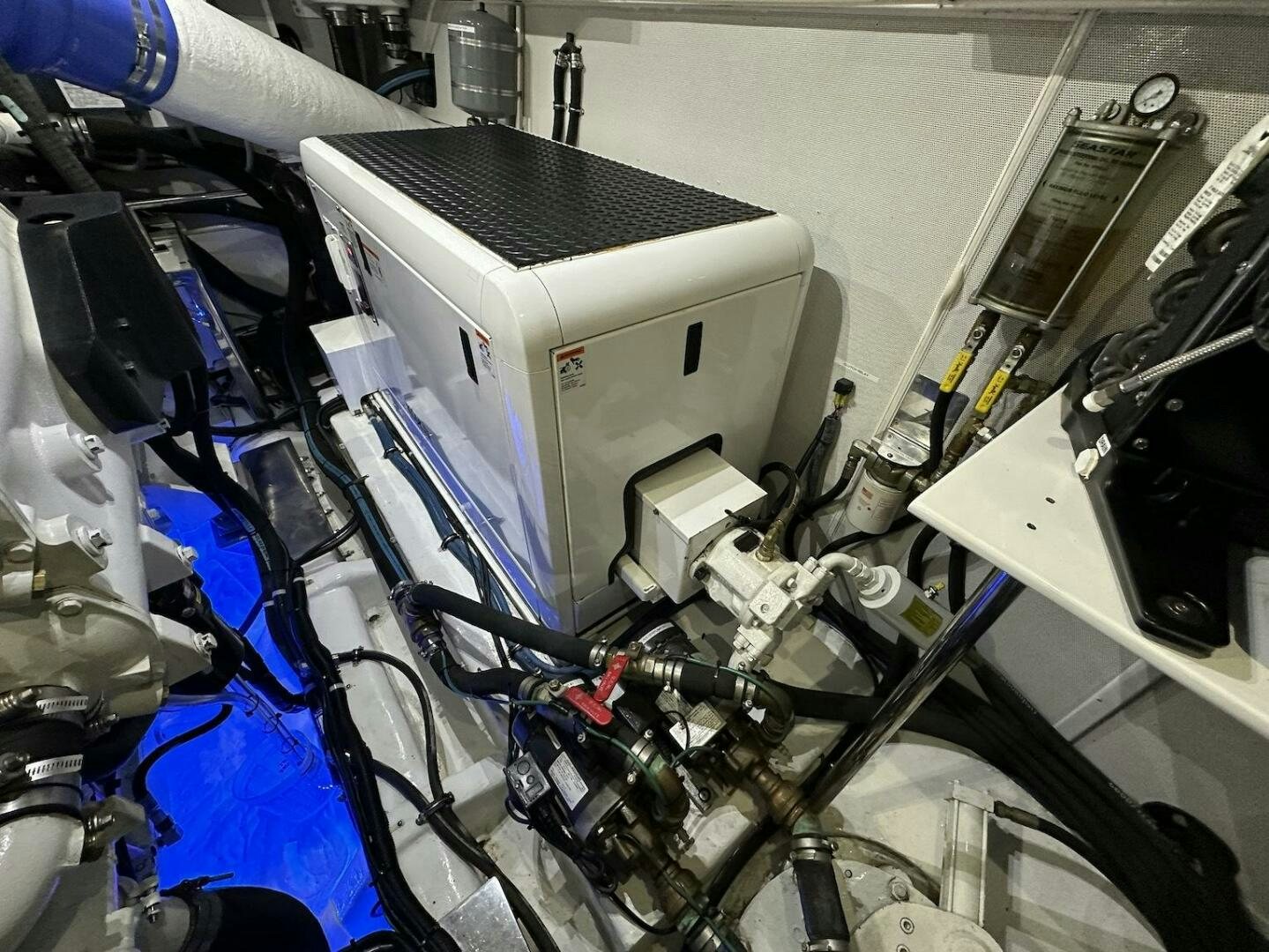 close-up of a machine aboard ESCAPE Yacht for Sale